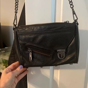 Rebecca Minkoff black leather crossbody